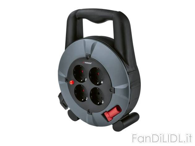 Avvolgicavo , prezzo 12.99 EUR  
Avvolgicavo  5 m  
-  4 prese con shutter