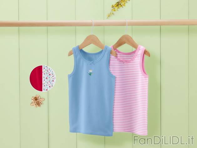 Canotta da bambina , prezzo 3.99 EUR 
Canotta da bambina 2 pezzi, Misure: 2-8 anni ...
