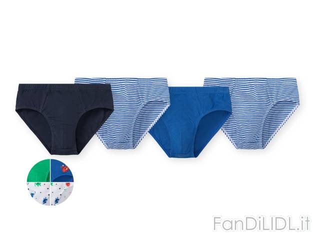 Slip da bambino , prezzo 3.99 EUR 
Slip da bambino 4 pezzi, Misure: 2-8 anni 
- ...