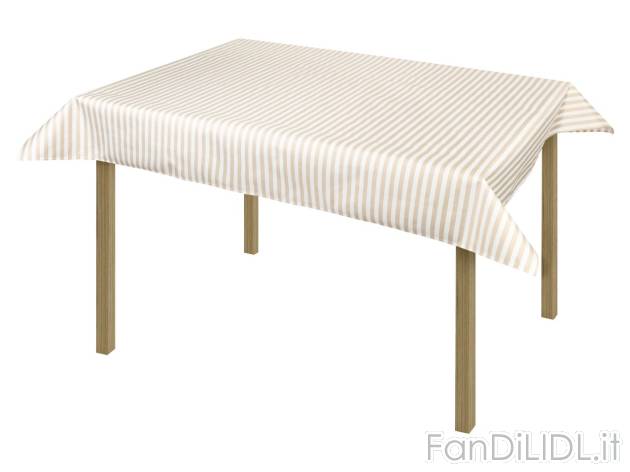 Tovaglia , prezzo 3.99 EUR 
Tovaglia 130x160 cm o Ø 160 cm 
- Senza PVC e adatta ...