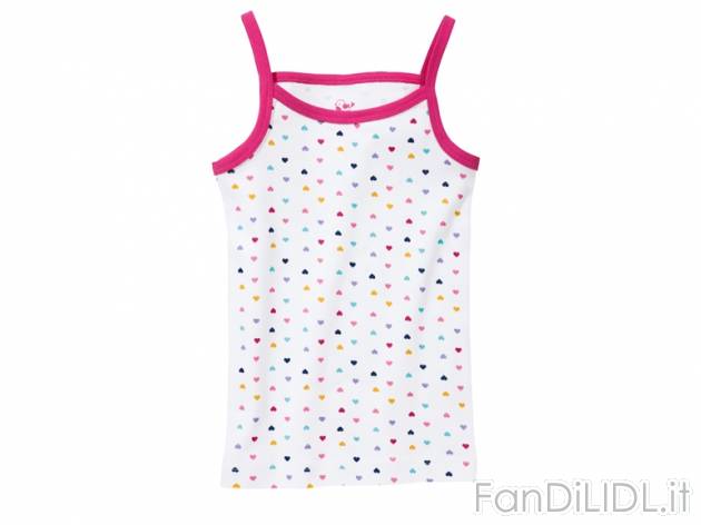 Canotta da bambina Lupilu, prezzo 4,99 &#8364; per Alla confezione 
- Misure: ...