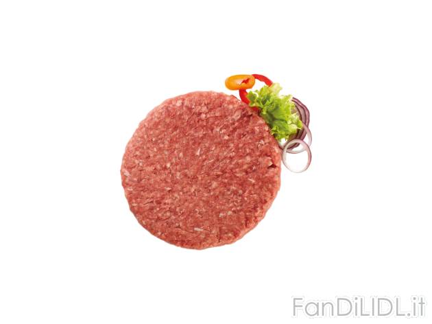 Maxi hamburger di scottona , prezzo 2.49 EUR