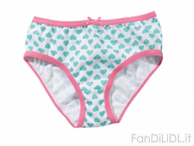 Slip da bambina Lupilu, prezzo 4,99 &#8364; per Alla confezione 
- Misure: 12 ...