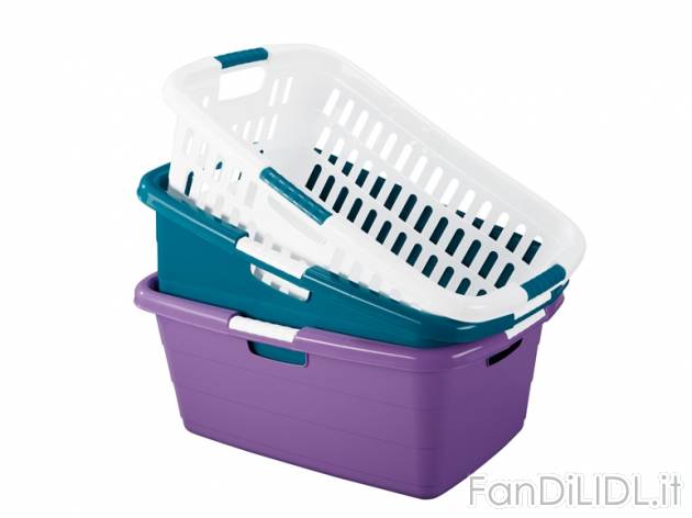 Cesto portabiancheria AquaPur, prezzo 3,99 &#8364; per Alla confezione 
-      40 l