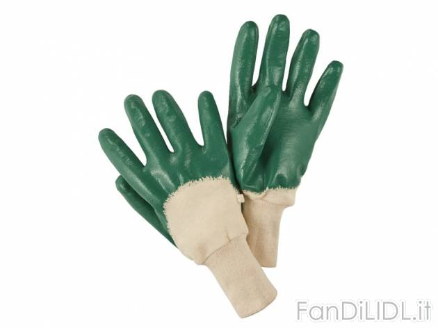 Guanti da giardinaggio Florabest, prezzo 1,99 &#8364; per Al paio 
- In puro ...