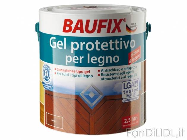 Gel protettivo per legno , prezzo 9,99 &#8364; per Alla confezione 
- Consistenza ...