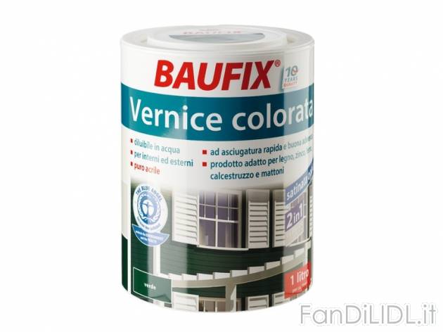Vernice colorata o bianca , prezzo 4,99 &#8364; per Alla confezione 
- Per ...
