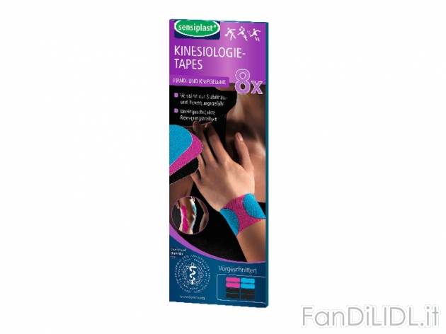 Nastro kinesiologico Sensiplast, prezzo 2,99 &#8364; per Alla confezione 
- ...