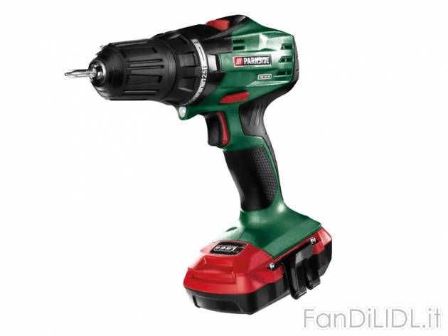 Trapano avvitatore ricaricabile Parkside, prezzo 59,99 &#8364; per Alla confezione ...