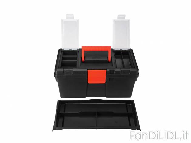 Valigetta portattrezzi , prezzo 7.99 &#8364; 
- Con maniglia, chiusura e organizer ...