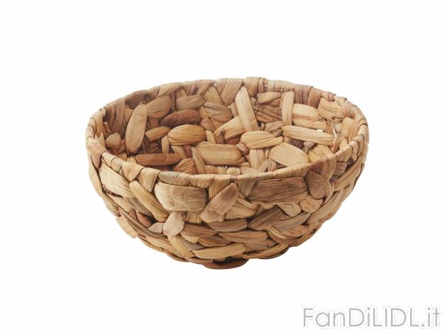Ciotola decorativa , prezzo 4.99 &#8364; 
- In fibre naturali di giacinto d&#8216;acqua ...