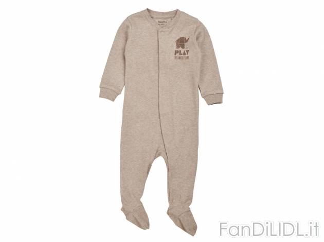 Pigiama intero da neonato , prezzo 5.99 &#8364;  
-  In puro cotone