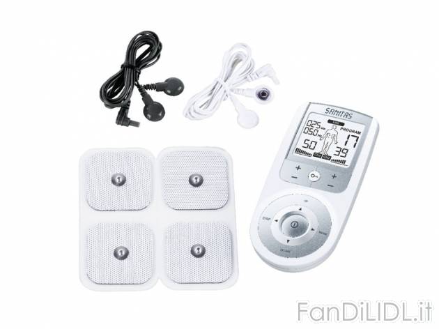 Elettrostimolatore Sanitas, prezzo 24,99 &#8364; per Alla confezione 
- 3 in ...
