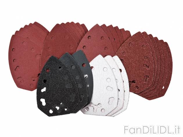 Set carta abrasiva per levigatrice Parkside, prezzo 3,99 &#8364; per Al set ...