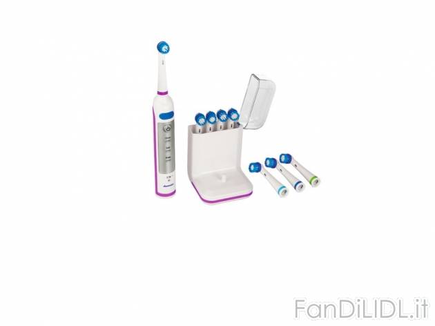 Spazzolino elettrico Dentalux, prezzo 19,99 &#8364; per Alla confezione 
- Rimozione ...
