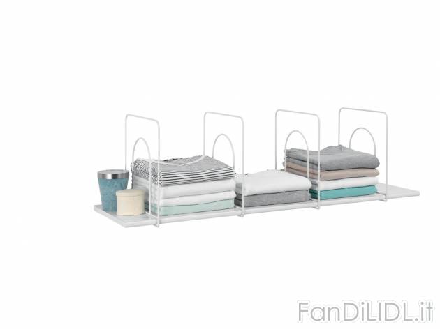 Cestello per armadio, o divisori per scaffali , prezzo 5.99 &#8364; 
- Cestello ...