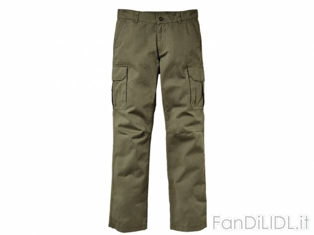 Pantaloni cargo da uomo Livergy, prezzo 11,99 &#8364; per Alla confezione 
- ...