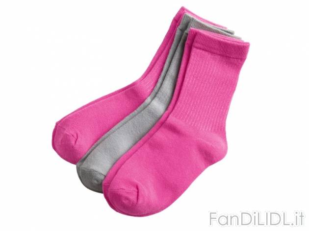 Calze da bambina, 3 paia Pepperts, prezzo 2,99 &#8364; per Alla confezione 
- ...