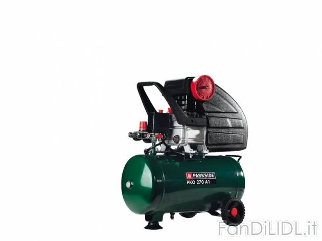 Compressore Parkside, prezzo 99,99 &#8364; per Alla confezione 
- Motore silenzioso ...