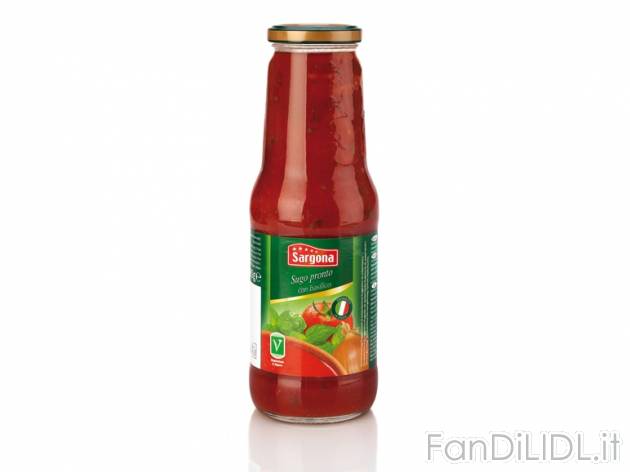 Sugo pomodoro con basilico , prezzo 0,79 &#8364; per 700 g, € 1,13/kg EUR. ...
