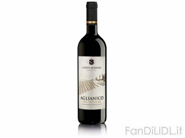 Aglianico del Vulture DOP , prezzo 2,19 &#8364; per 0.75 l, € 2,92/l EUR. ...