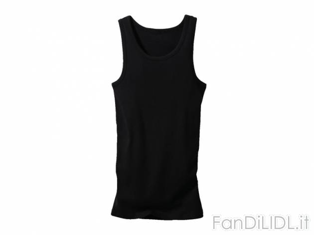 Canotta da uomo Livergy, prezzo 6,99 &#8364; per Alla confezione 
- Materiale: ...