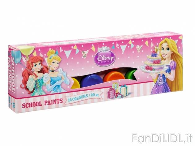 Set colori per dipingere 
