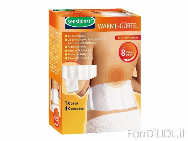Cintura termica Sensiplast, prezzo 6,99 &#8364; per Alla confezione 
- Per alleviare ...