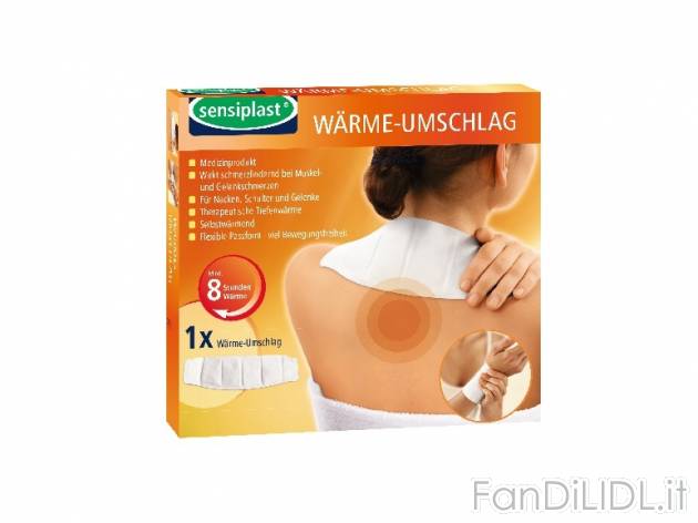 Cerotti termici Sensiplast, prezzo 3,99 &#8364; per Alla confezione 
- Per lenire ...