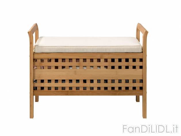 Cassapanca con cuscino , prezzo 39.99 &#8364; 
- Scomparto per oggetti sotto ...