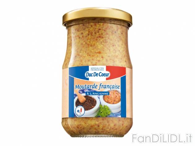 Senape francese , prezzo 0,79 &#8364; per 200 g, € 3,95/kg EUR. 
- Per impreziosire ...
