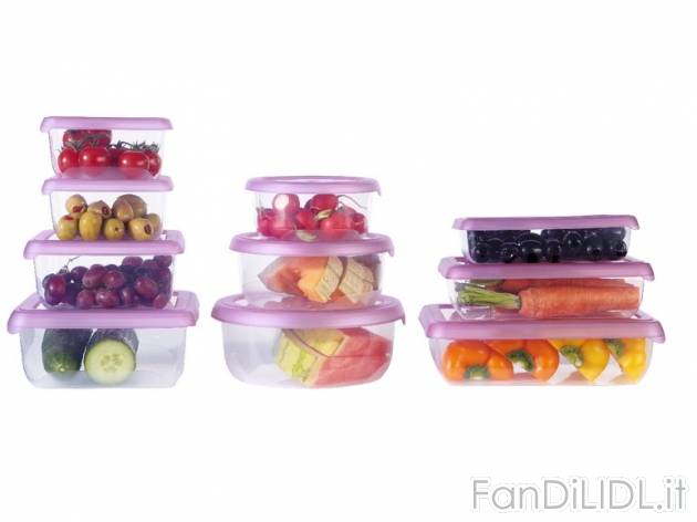 Set contenitori salvafreschezza Ernesto, prezzo 4,99 &#8364; per Al set 
- Resistente ...