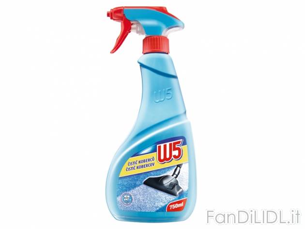 Toglimacchie per tappeti o detergente per materiali plastici W5, prezzo 1,49 &#8364; ...