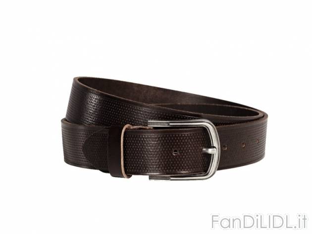 Cintura da uomo Livergy, prezzo 9,99 &#8364; per Alla confezione 
- Con chiusura ...