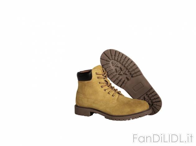 Scarponi da uomo Livergy, prezzo 19,99 &#8364; per Al paio 
- In robusta pelle ...