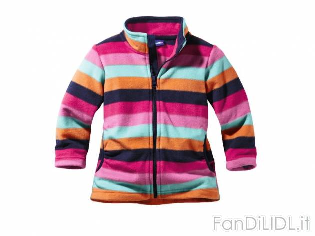 Felpa in pile da bambina Lupilu, prezzo 5,99 &#8364; per Alla confezione 
- ...