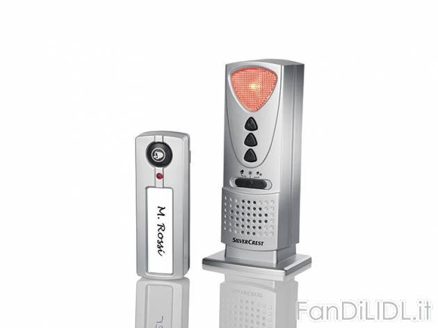 Campanello senza fili Silvercrest, prezzo 8,99 &#8364; per Alla confezione 
- ...