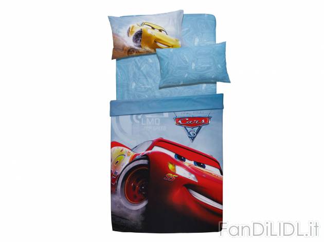 Set lenzuola singole &quot;Spiderman, Sam il pompiere, Cars, Minnie, Frozen&quot; ...
