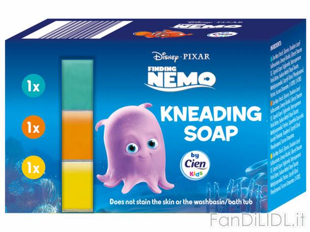 Sapone modellabile , prezzo 2.29 &#8364;  
-  Al profumo di frutta