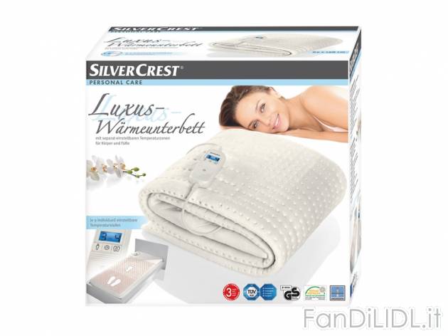 Scaldaletto Silvercrest, prezzo 39,99 &#8364; per Alla confezione 
- Con zone ...
