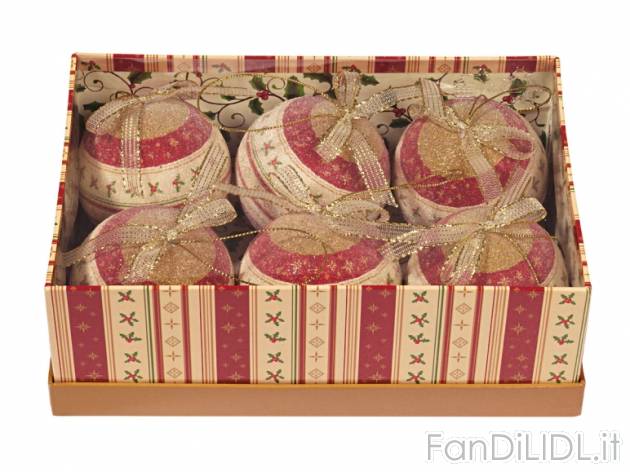 Palline natalizie Melinera, prezzo 4,99 &#8364; per Alla confezione 
- &#216; ...