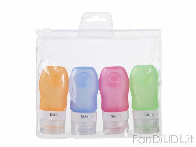 Kit da viaggio , prezzo 3.99 &#8364; 
- Conforme alle normative sui bagali ...
