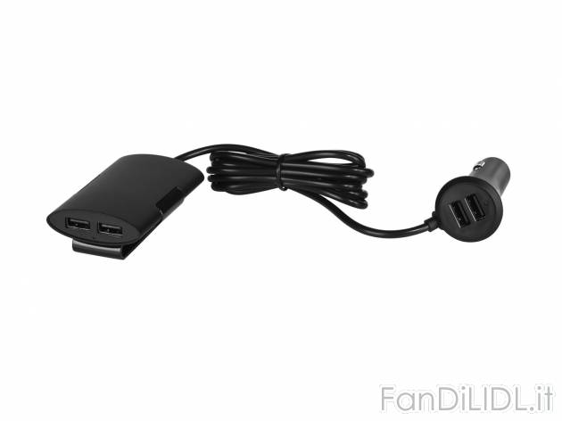 Adattatore ricarica per auto con porte USB , prezzo 8.99 &#8364; 
- Caricatore ...