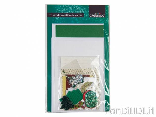 Set per comporre biglietti natalizi , prezzo 1,99 &#8364; per Alla confezione ...