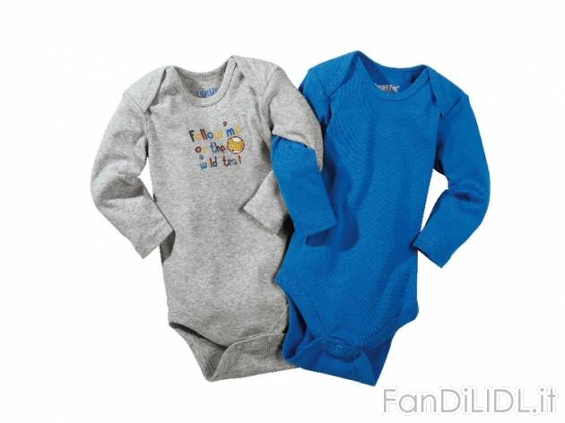 Body da neonato Lupilu, prezzo 3,99 &#8364; per Alla confezione 
- Materiale: ...