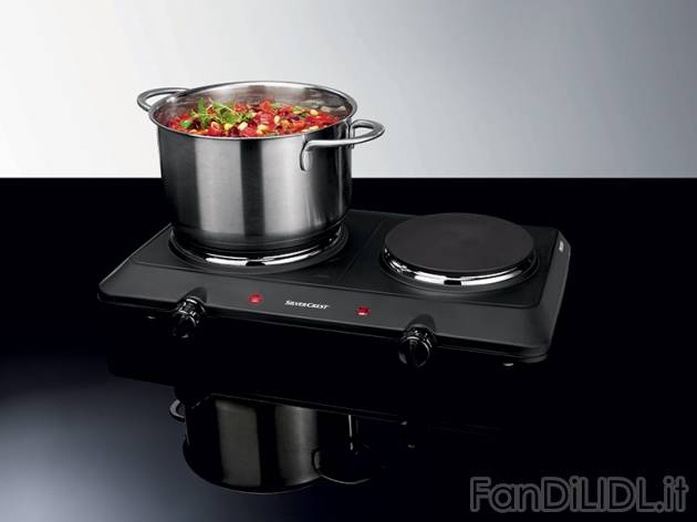 Fornello elettrico doppio Ernesto, prezzo 24,99 &#8364; per Alla confezione ...