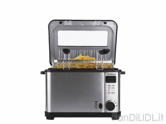 Friggitrice con 3 cestelli Silvercrest, prezzo 39,99 &#8364; per Alla confezione ...