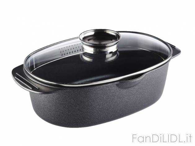 Rostiera con coperchio in vetro Ernesto, prezzo 24,99 &#8364; per Alla confezione ...