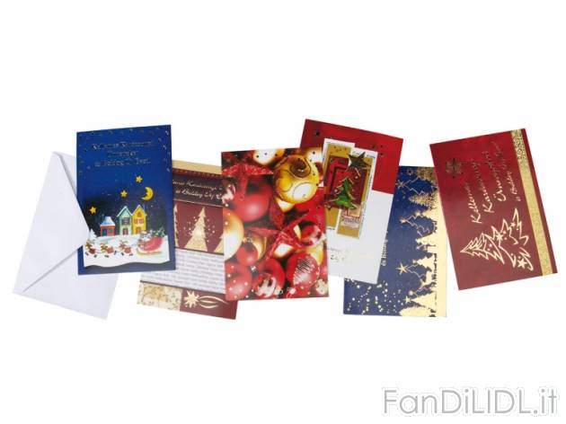 Biglietti natalizi Melinera, prezzo 1,49 &#8364; per Alla confezione 
- 6 biglietti ...