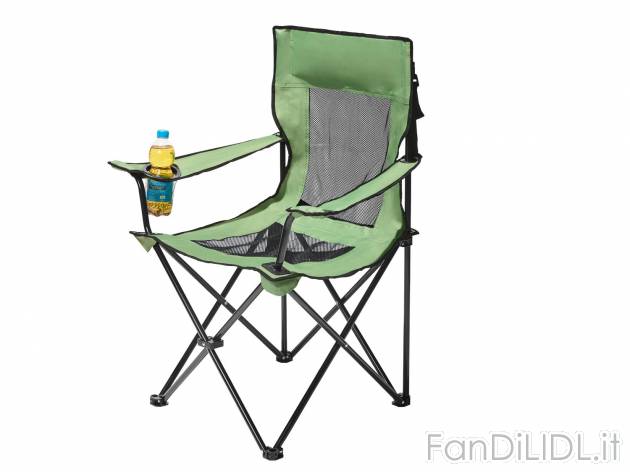 Sedia pieghevole da campeggio , prezzo 12.99 &#8364; 
- Porta-bibite integrato
- ...